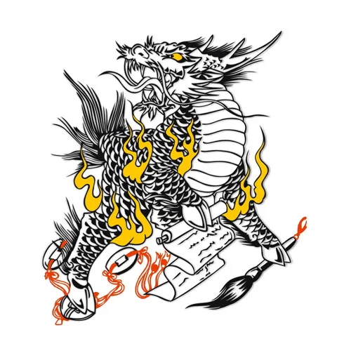 Мужские гениальные автомобильные наклейки Kirin на дверные капоты капот шины с