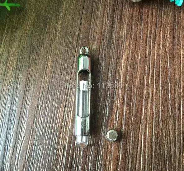 100 компл./лот diy лазерной трубки Заполняемые металлический медальон Стекло Клетка