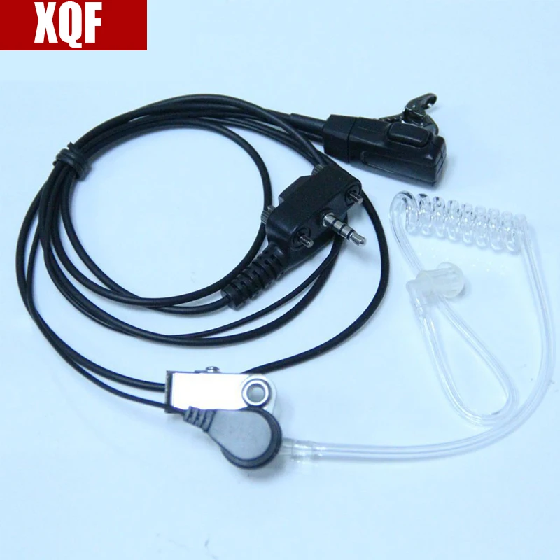 

XQF Covert Acoustic Tube Bodyguard Earpiece Headset with Microphone for Yaesu Vertex Radio VX-231