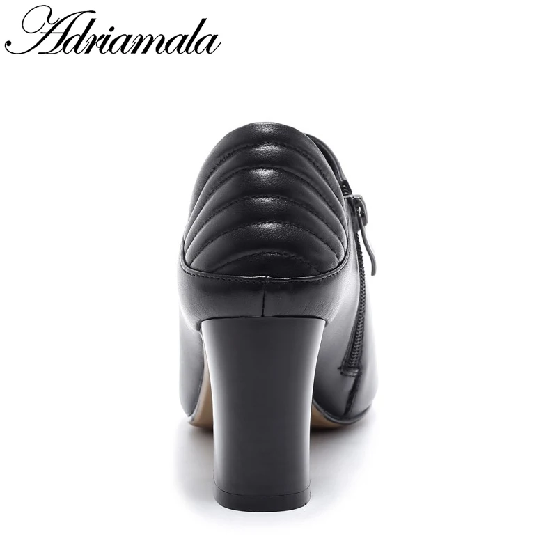 2017 Ботильоны из натуральной кожи для Для женщин осень Брендовая дизайнерская