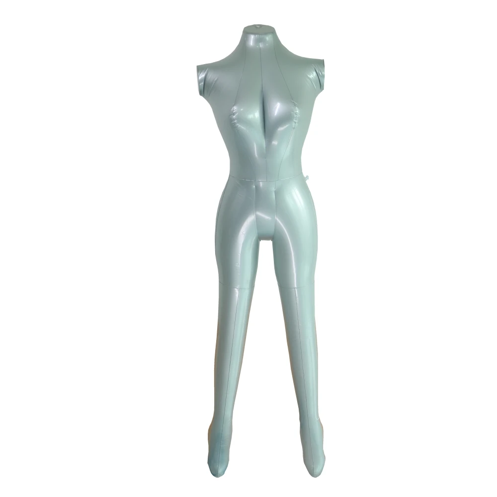 Inflatable Female Model Dummy Torso Armless Body Mannequin Clothes Display Props
