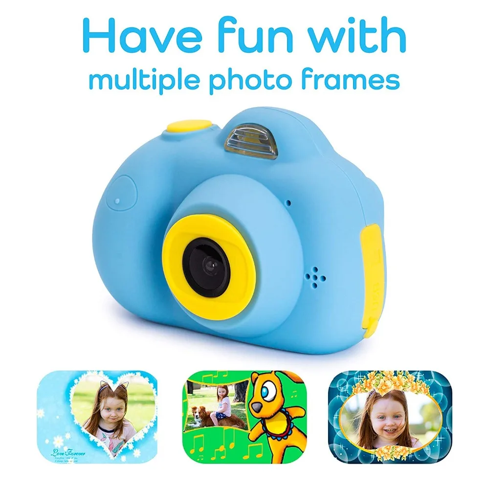 Детские игрушки с камерой 2 дюйма цифровая мини камера многофункциональная