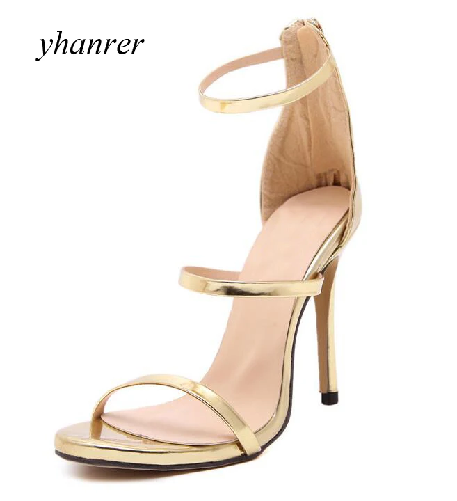 2017 г. Новые пикантные босоножки на шпильках четыре цвета летние женские Вечерние