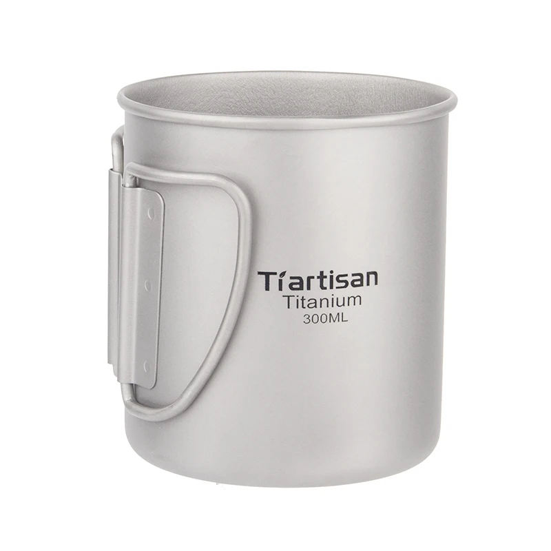 Tiartisan 300 мл титановая чашка для кемпинга на открытом воздухе посуда напитков