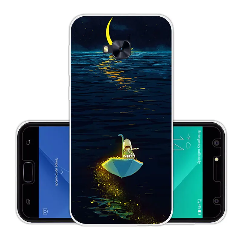 Силиконовый ТПУ чехол для телефона Asus Zenfone 4 Selfie ZD553KL роскошные чехлы DIY прозрачный