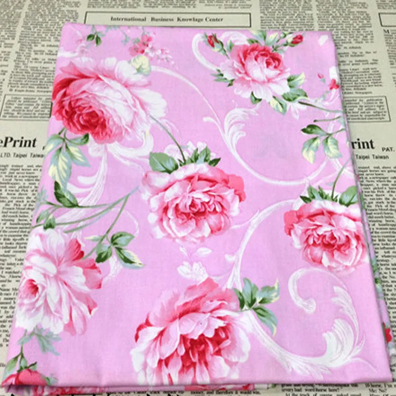 Элегантное и элегантное постельное белье 50x160 см с принтом цветов розы 100% хлопок