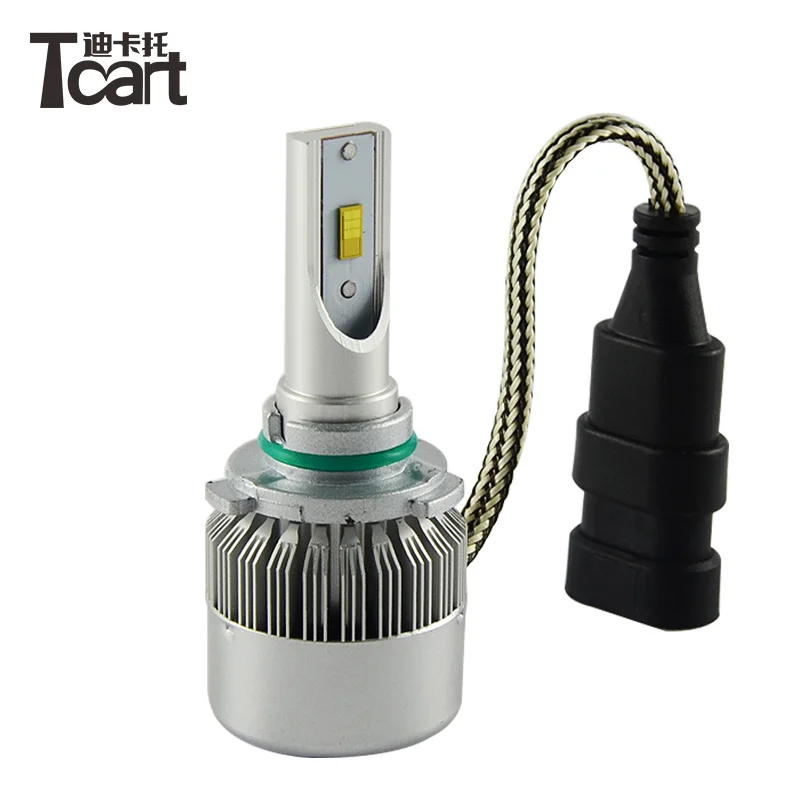 Автомобильные светодиодные фары Tcart 2 шт. головные лампы высокой мощности HB3