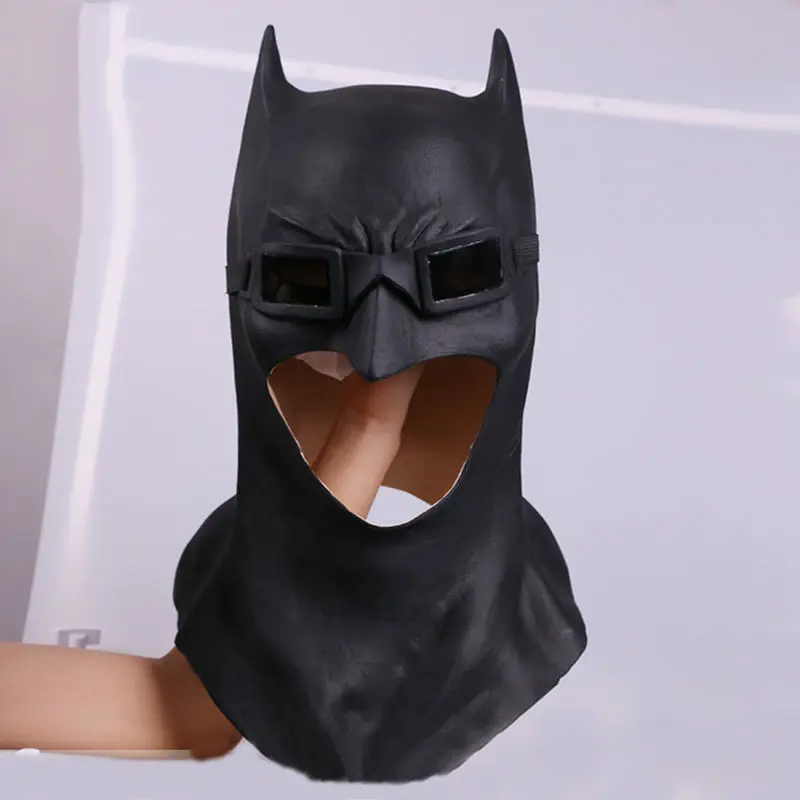 OHCOMICS DC супергерой из Лиги Справедливости Бэтмен Уэйн Косплей Черный латексный