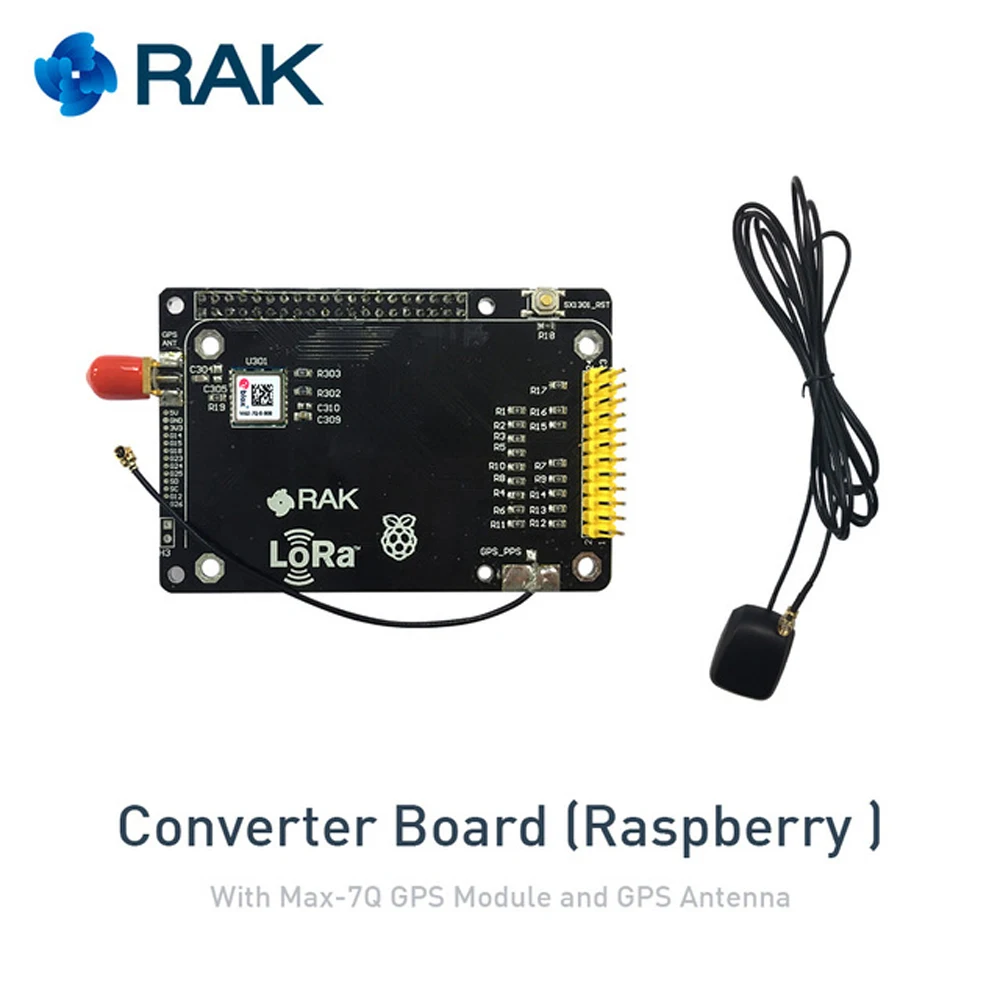 RAK831 шлюзовой модуль LoraWAN стартовый комплект Raspberry Pi WisNode LoR SX1301 чип беспроводной