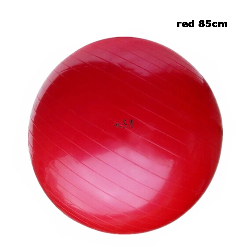 red85cm Спорт Йога баллон бола фитнес, пилатес мяч Оборудование Тренажерный зал на баланс развивающая Фитнес мяч ПВХ тренировки Массажный мяч 25 см 65 см 75 см 85 см - Цвет: red85cm