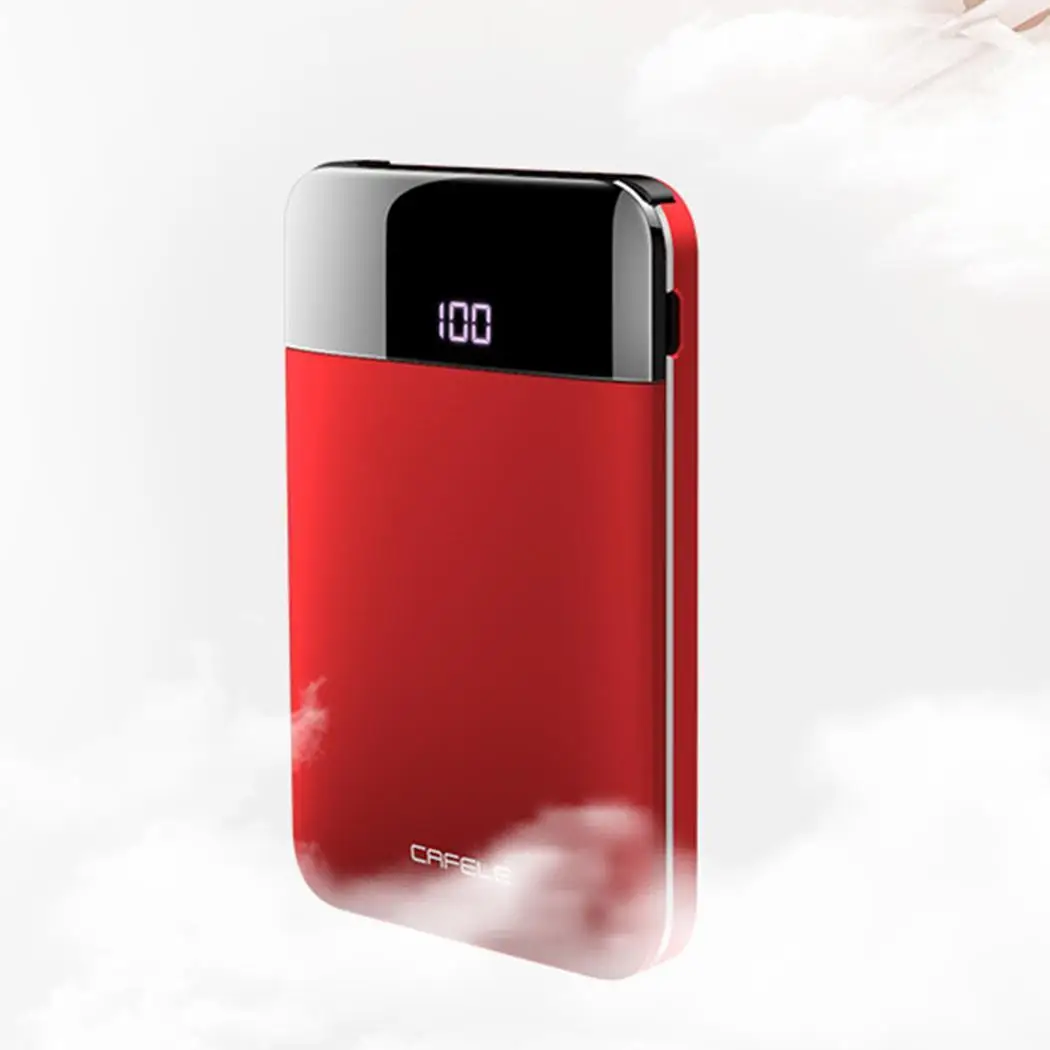 Внешний аккумулятор для xiaomi mi iPhone мобильное зарядное устройство мини внешний 5200