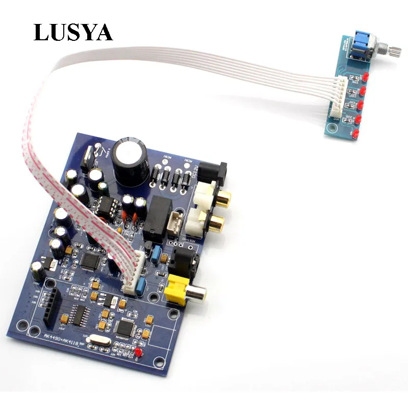 Lusya без USB дочери карты AK4490 + AK4118 четыре канала вход DAC декодер доска с волокна