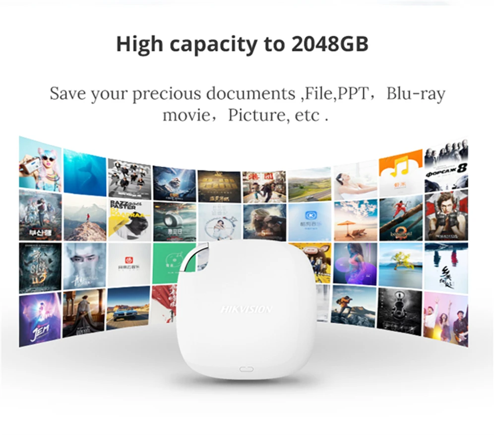 HIKVISION внешний жесткий диск SSD 480GB USB 3.0 Портативный SSD Тип C для телефона ноутбука Настольный