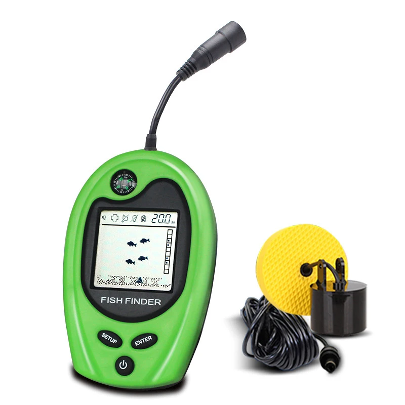 Морской gps Портативный Рыболокаторы глубина сонар эхолот 100 м средства ухода за