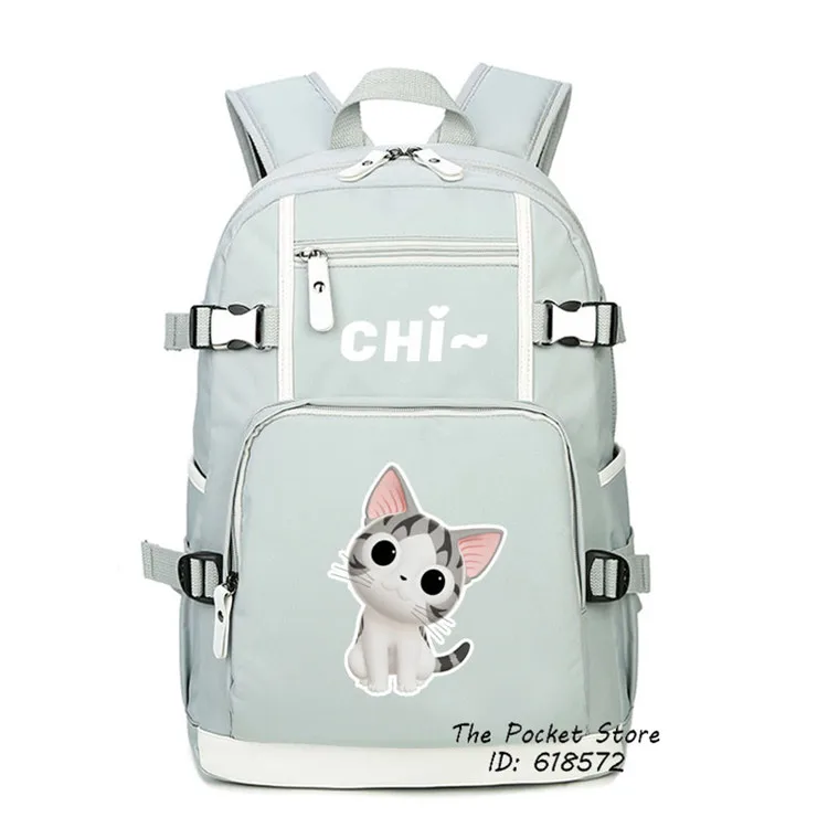 14 Женский рюкзак Kawaii Cat, милый домашний рюкзак Chi's, тканевый школьный рюкзак Chi Cat, розовый рюкзак для путешествий - Цвет: 14