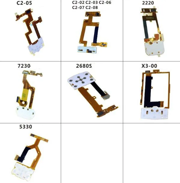 Новый для nokia 5330 7230 2220 C2 05 03/8 X3 00 2680 2680S клавиатуры гибкий кабель|Шлейфы мобильных