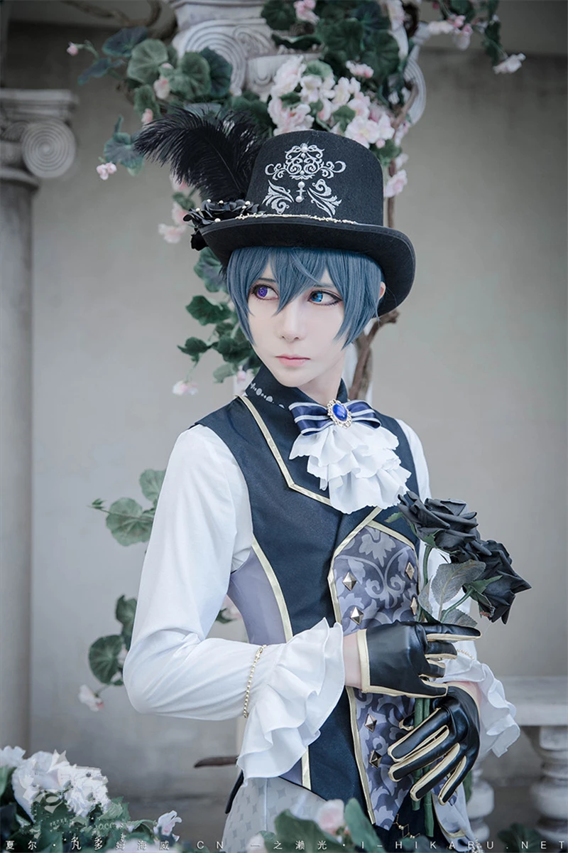 Аниме Косплей Черный Дворецкий Ciel Phantomhive мечта 100 солнце Пробуждение Косплей Костюм Хэллоуин наряды костюм
