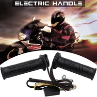 a pair motorcycle handlebar motorbike heating handle heated grips heated multi speed electric thermostat handlebar grip warmer