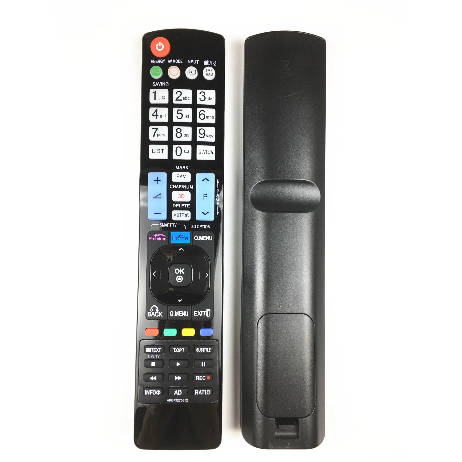 Новый пульт дистанционного управления для LG LCD 3D TV akb7275612 замена akb7275619 42LW573S