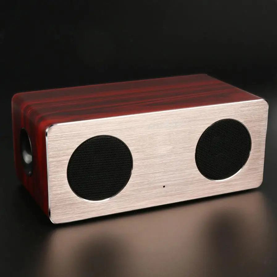 Hiperdeal Портативный аудио видео Колонки Ретро Вуд Беспроводной Bluetooth Динамик HiFi 3D