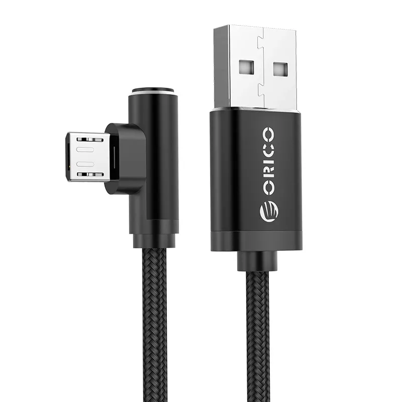 Кабель Micro USB для зарядки и синхронизации данных с прямым углом 1 2 м зарядный