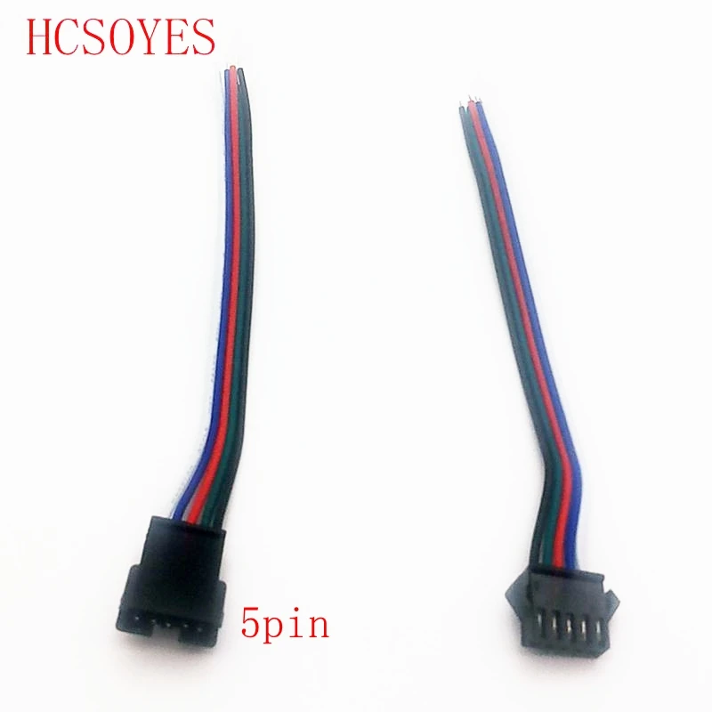 5 пар 2 3 4pin Pin JST разъем 2x15 см мужской/женский led для ws2812b ws2811 СИД свет лампы Драйвер