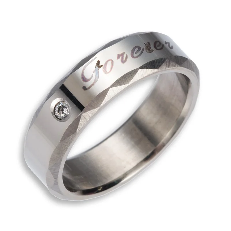 Женское кольцо Gaxybb forever love/мужское из нержавеющей стали модное ювелирное изделие