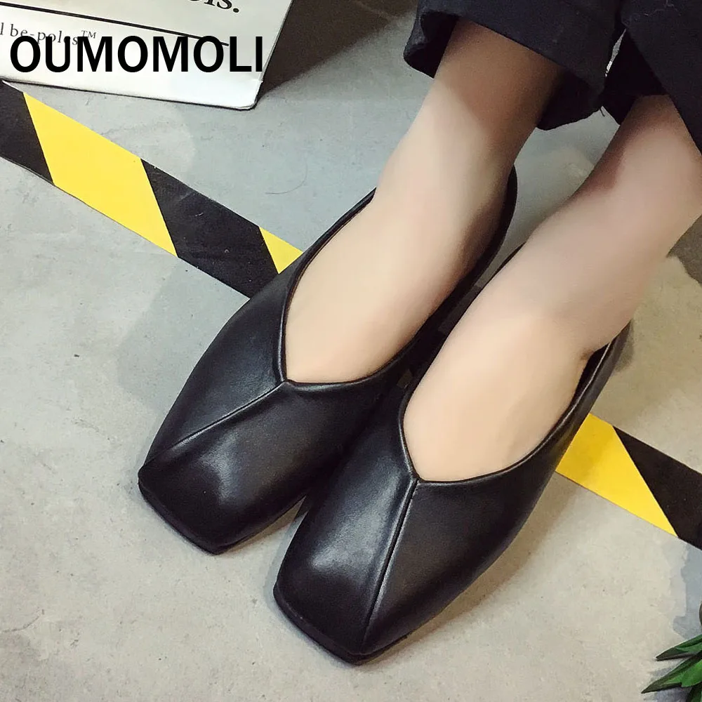 Новый Обувь из натуральной кожи на плоской подошве женские балетки Лоферы