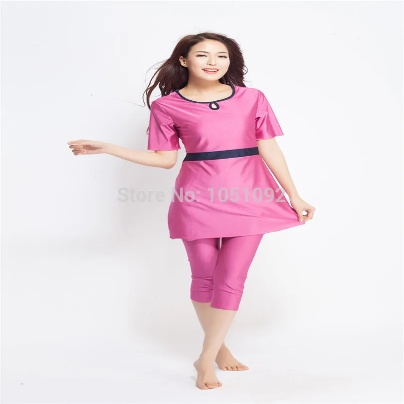 4xl S Plus Размеры Муслима Мусульманские Купальники Черный Исламский купальник