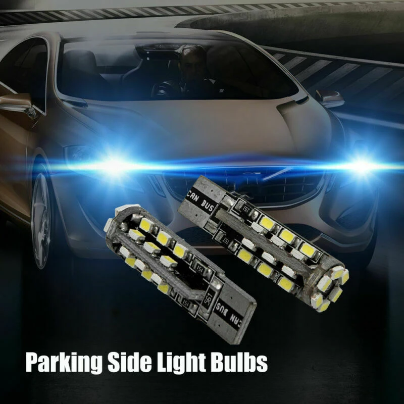 2x светодиодная лампочка для салона автомобиля Canbus Error Free T10 белый 5730 8SMD Led 12В