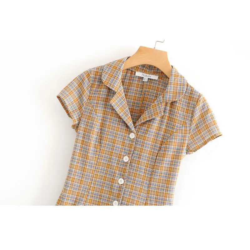 Женское клетчатое платье элегантные красные платья винтажное пляжное мини