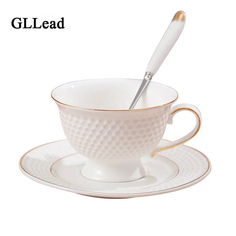 GLLead китайская белая фарфоровая чайная чашка простая модная керамическая