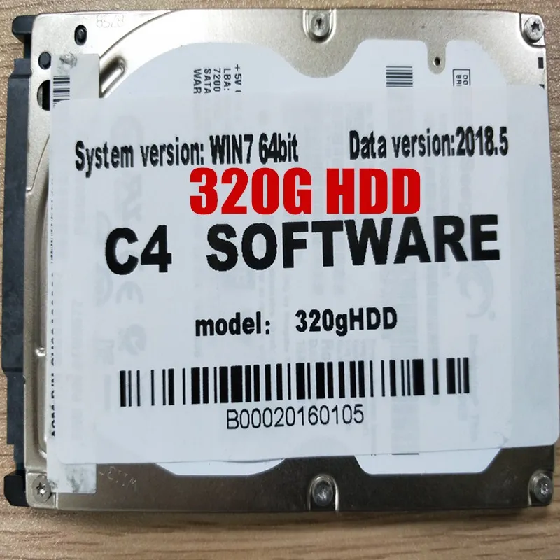 2020 OBD2 сканер с Wi-Fi разъем SD C5 и HDD (320G) или SSD (512G) диагностическим программным