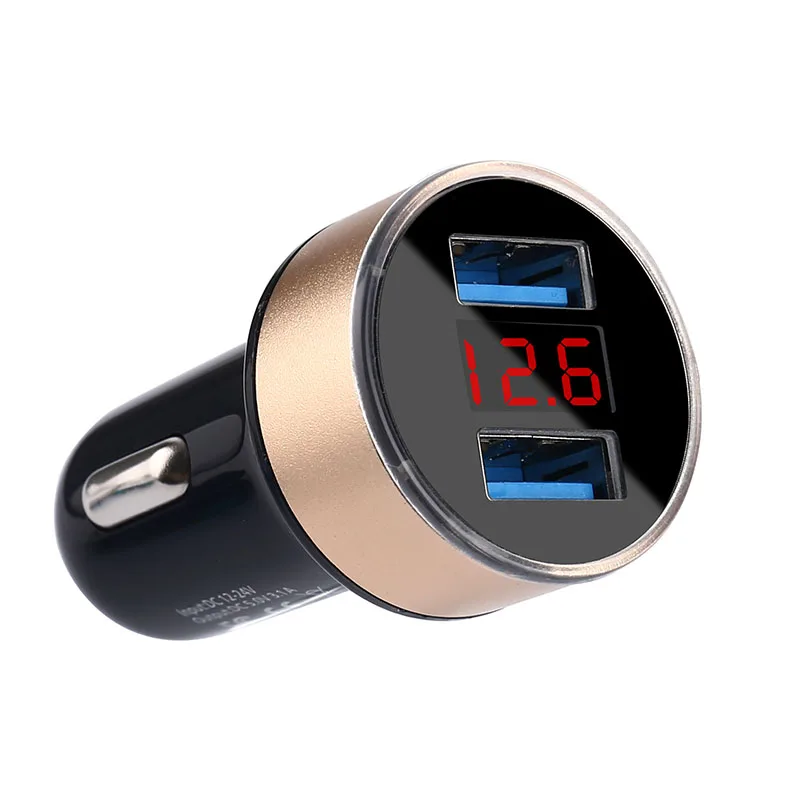 Thbelieve Quick Car-Chargers 5 В 3 А 2 usb-порта для зарядки светодиодный индикатор автомобильное