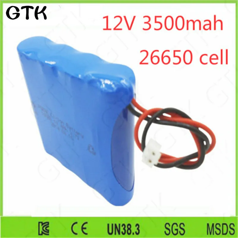 Литиевый аккумулятор для прожектора 3500 мАч 12 В 8 26650 ячеек|12v lifepo4|12v lifepo4 battery12v battery |