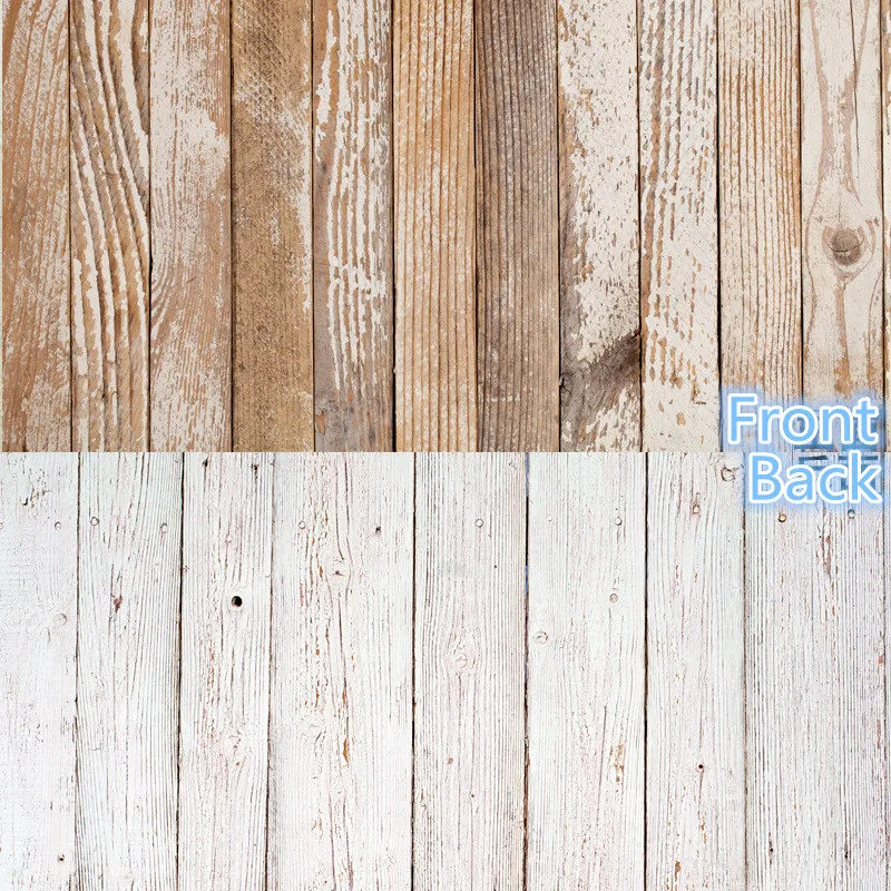 Double-sided Photography Backdrop Wood Grain Background Paper Board Photo Picture Prop For Food Small Item 87*55cm | Электроника