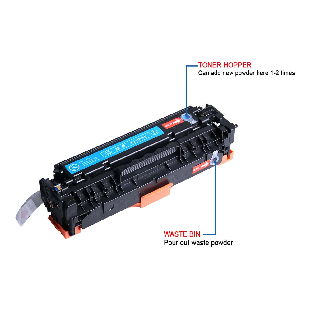 HWDID 4 пакета 305A CE410A CE411A CE412A CE413A совместимый тонер картридж для HP LaserJet Pro 300 M351 M375nw