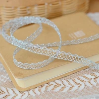 2019 hot sale lace accessories thin silver tooth edge lace 0 8 cm h0804