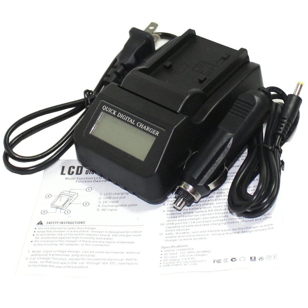 Батарея быстро ЖК дисплей Зарядное устройство для sony NP FV100 FV50 FV70 FH100 FH70 FH50 FP50 FP90 HDR