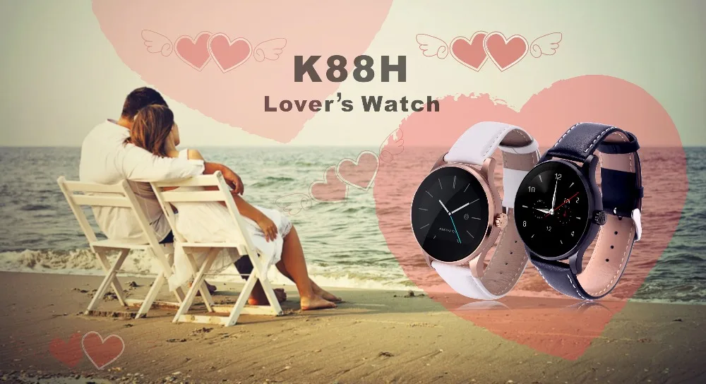 2018 Новые смарт часы FINOW K88H с шагомером и Bluetooth Классические умные для здоровья