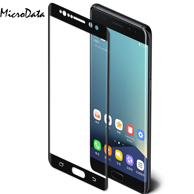 9H 3D полный закругленный протектор экрана для samsung Galaxy Note FE Fan Edition защита из