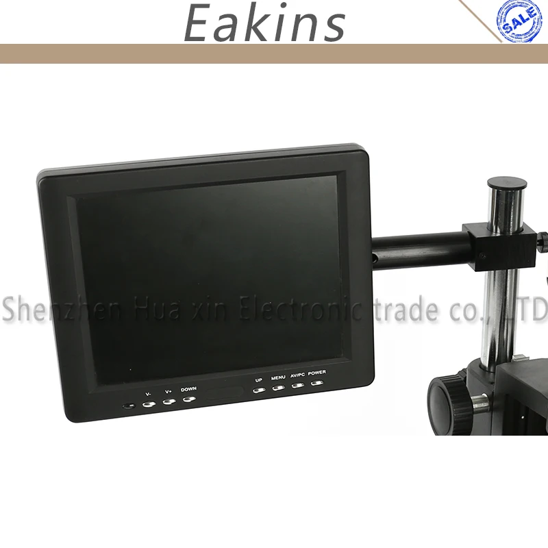 1080P HDMI VGA USB промышленный микроскоп камера 56 LED свет 130X C Mount объектив 8 &quotЖК монитор