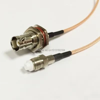 new modem coaxial cable bnc female jack connector to fme female jack connector rg316 cable 15cm 6inch adapter
