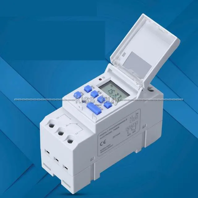 Микрокомпьютер TTHC15A DC 12 В 16 А программируемый на неделю цифровой ЖК таймер реле