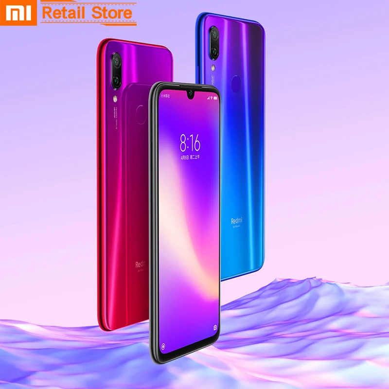 Мобильный телефон Xiaomi Redmi Note 7 Pro с глобальной прошивкой 6 ГБ + 128 Восьмиядерный