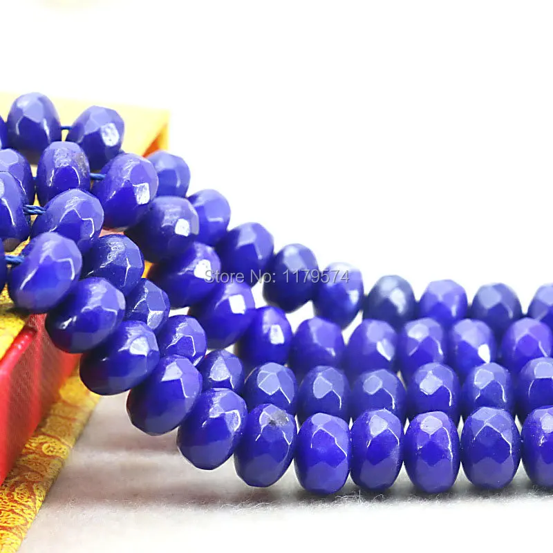 Аксессуары для изготовления ювелирных изделий из халцедона 5x8 мм|beads gems|loose beadsjewelry
