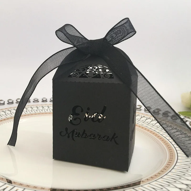 20 штук ИД Мубарак коробка конфет украшения для Рамадана Бумага подарок Коробки