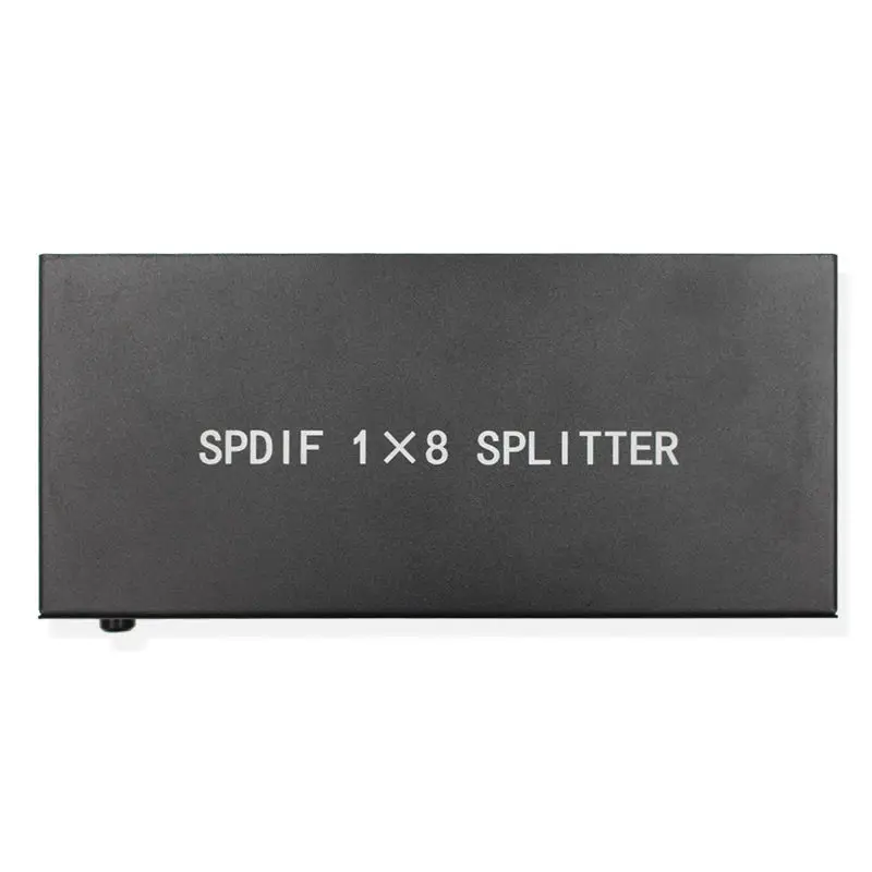 SPDIF/TOSLINK Цифровой оптический аудио сплиттер 1x8 Аудио Усилитель Поддержка DTS/Dolby с