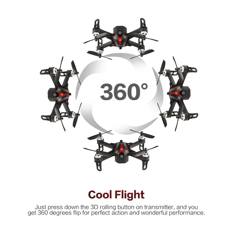 Мини Квадрокоптер MJX Bugs 3 бесщеточный с мотором 1306 2750KV 7 4 V 850mAh 45C аккумулятор VS Дрон