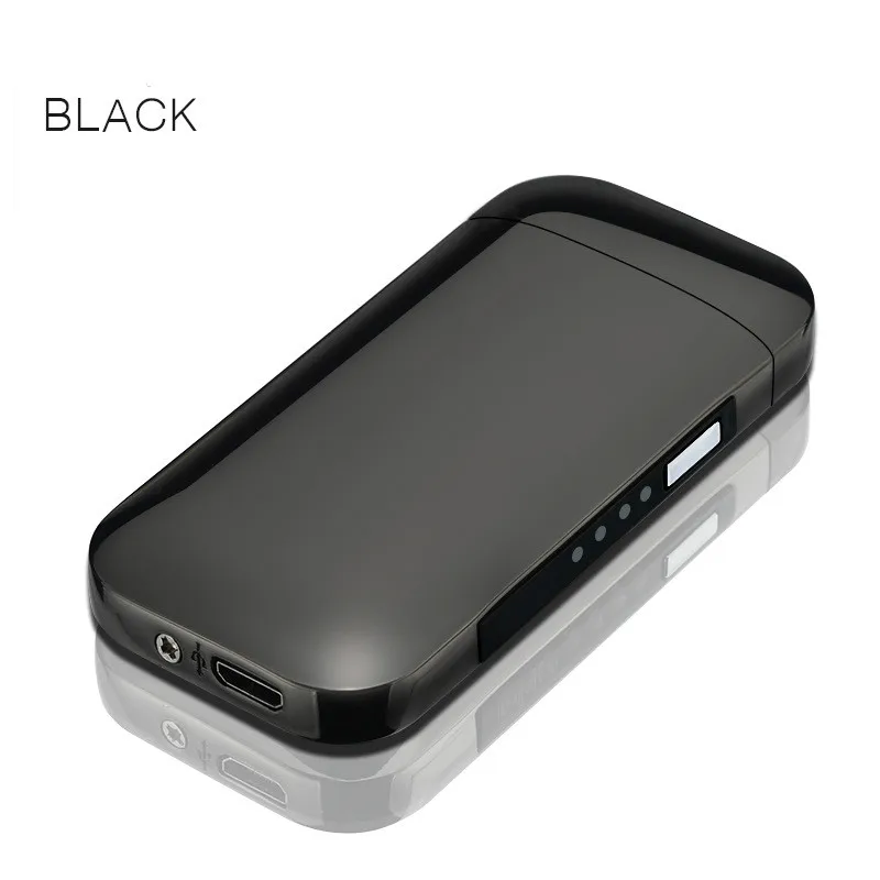 Новейшая металлическая ветрозащитная электронная Usb зарядка Зажигалка для